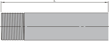 Nipple - Single Side Thread